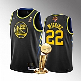 Warriors 22 Andrew Wiggins Black Nike 2022 Finals Champions Swingman Jersey,baseball caps,new era cap wholesale,wholesale hats